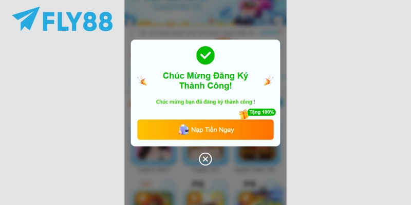 Đăng ký FLY88 thành công